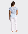 Vassalli Shirt Evelyn Printed Shirring Detail