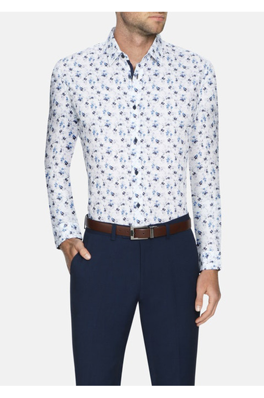 Tarocash Shirt L/S Harlem Stretch Floral
