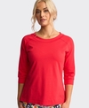 Vassalli Top Boat Neck 3/4 Sleeve