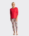 Vassalli Top Boat Neck 3/4 Sleeve