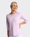 Vassalli Top Boat Neck 3/4 Sleeve
