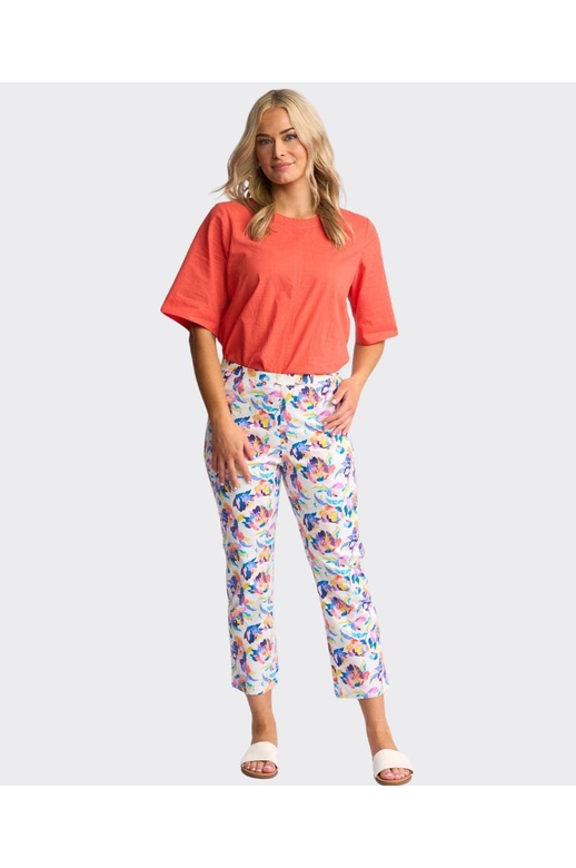 Vassalli Pant Sierra 7/8 Slim Leg Pull On Printed