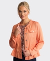 Vassalli Jacket Sawyer Button Up Frill Hem
