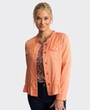 Vassalli Jacket Sawyer Button Up Frill Hem