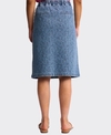 Vassalli Skirt Terra Flat Front Pull On Denim