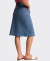 Vassalli Skirt Terra Flat Front Pull On Denim
