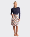 Vassalli Skirt Poppy Lightweight Printed