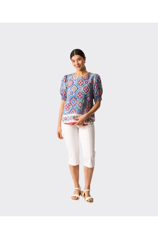 Preen Top Swing Out Linen Woven