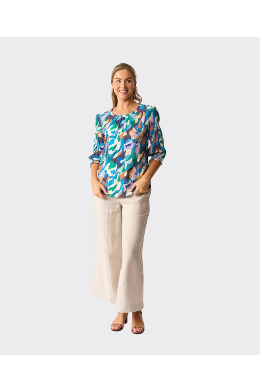 Foil Pant Pull Together Linen