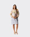 Foil Jacket Gather Again Linen