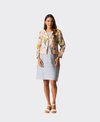 Foil Jacket Gather Again Linen