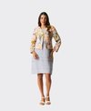 Foil Jacket Gather Again Linen