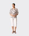 Foil Top Scoop Neck Swing
