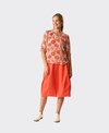 Memo Blouse Scoop Neck Chiffon