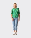 Memo Blouse Scoop Neck Chiffon