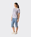 Foil Top Pleat Neck