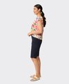 Foil Top Do the Twist Hem Linen