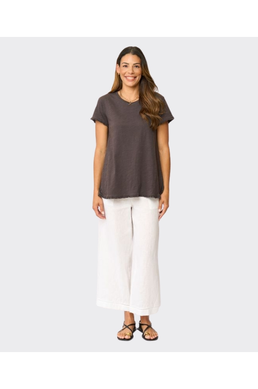 Foil Tee Edgy Frill Cuff