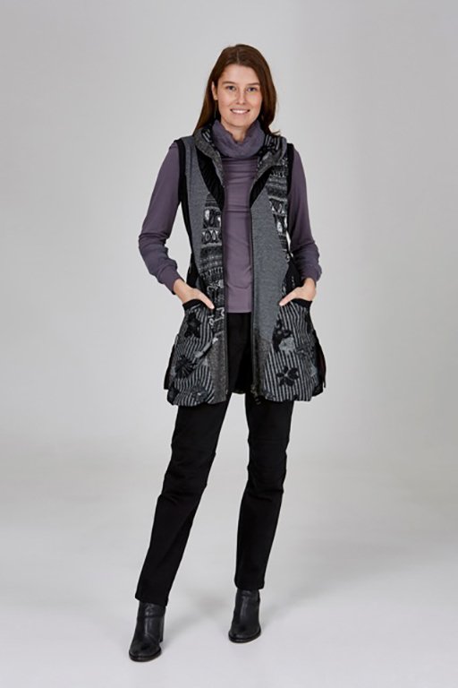 Boo Radley Vest Longline Poly/Elastane Women's Jackets & Vests