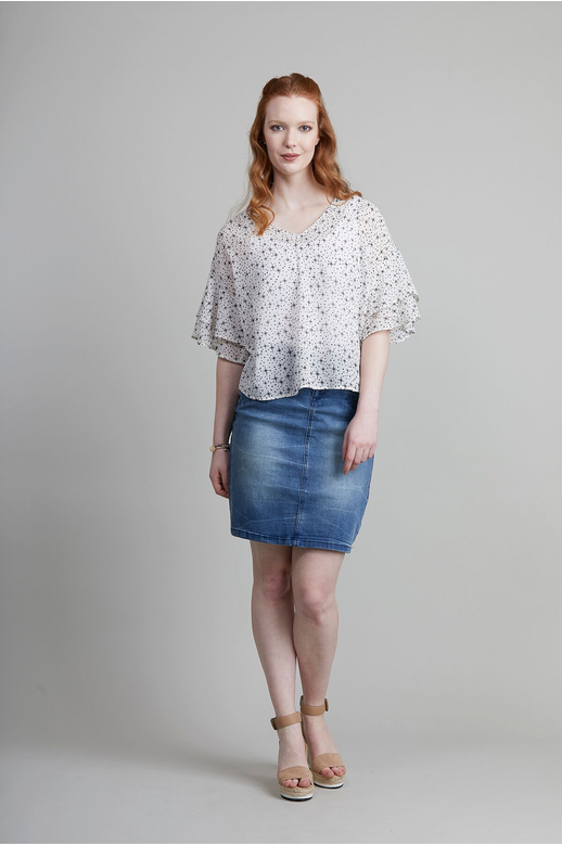 Memo Skirt Denim Stretch