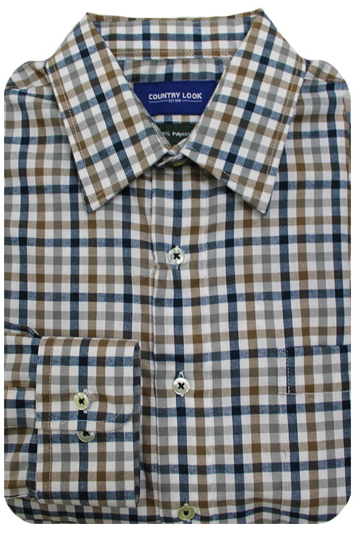 Country Look Shirt L/S Med Check