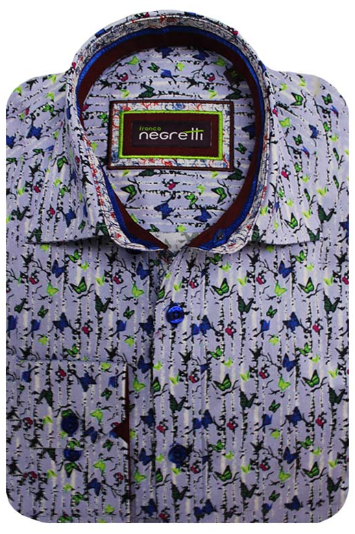 Franco Negretti Shirt L/S Butterfly 