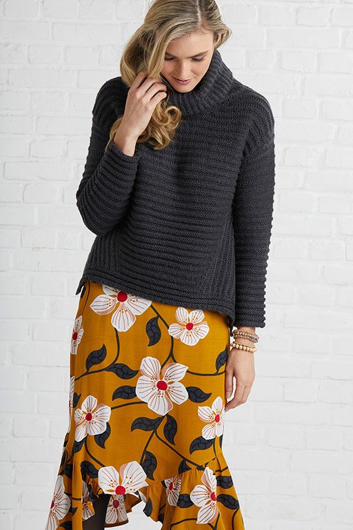 Preen Knit Jumper Chunky Rib Women's Knitwear Yarntons Free NZ