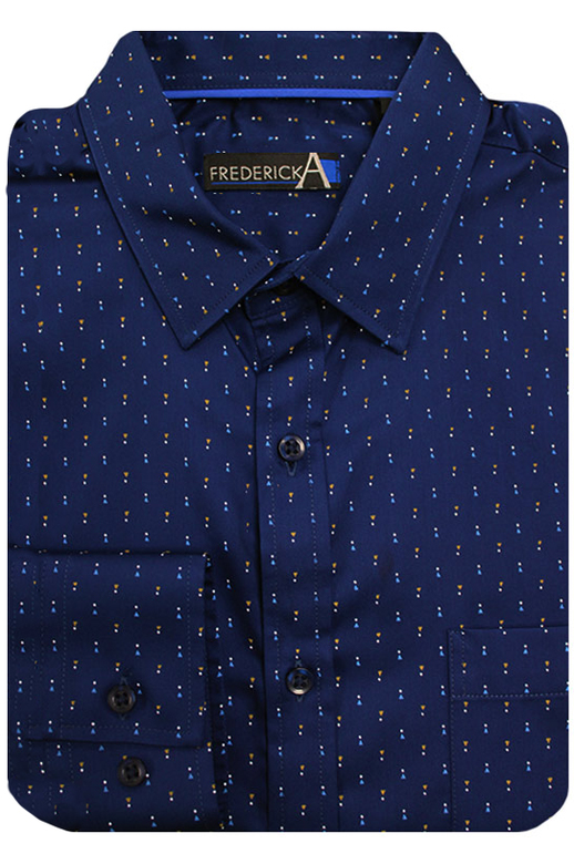 FrederickA Shirt L/S Dot/Triangle