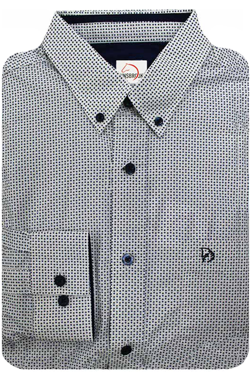 Innsbrook Shirt L/S Mini Cube Men�s Shirts Yarntons