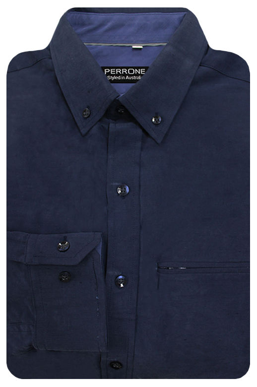 Perrone Shirt L/S Travel Plain
