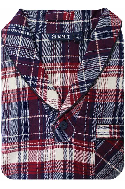 Summit Niteshirt Cotton Flannelette Check