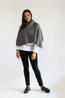 Noble Wilde Womens Cable Poncho