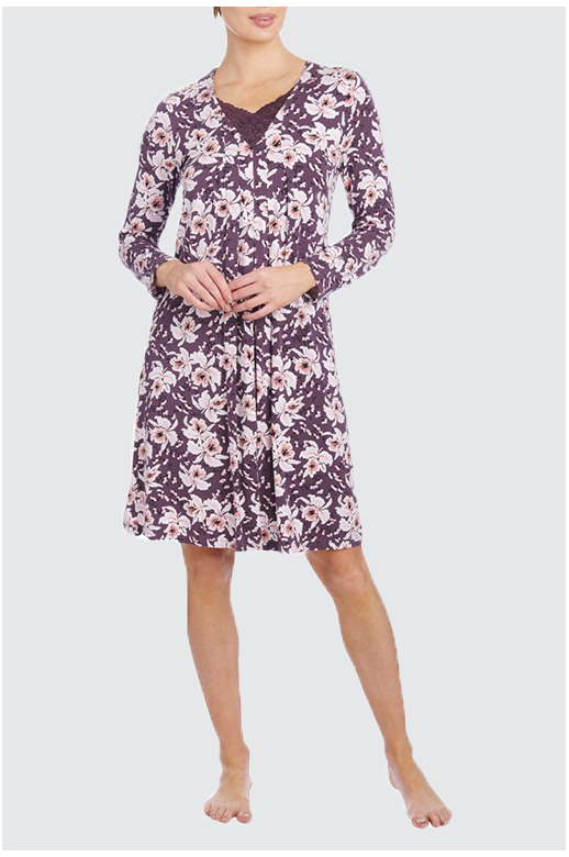 Givoni Nightie Modal Pleat Neck