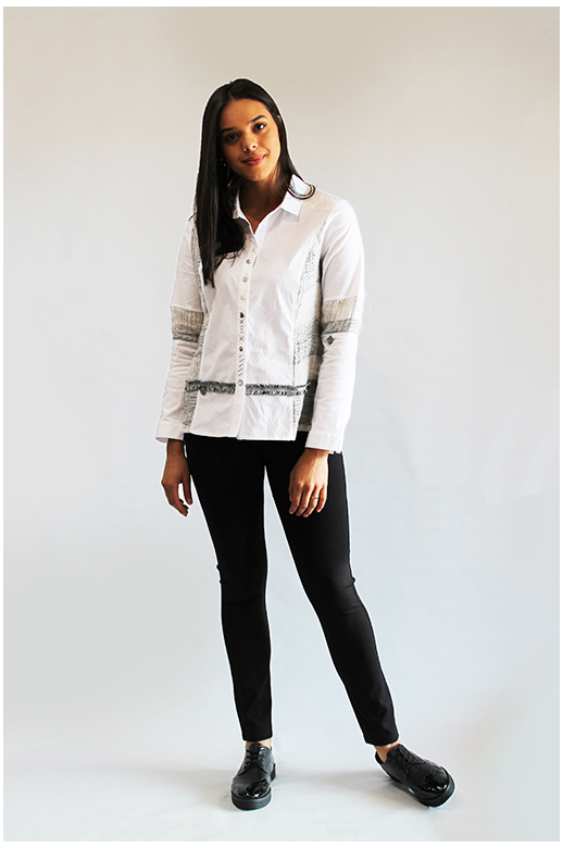 Boo Radley Shirt Panel Multi Button