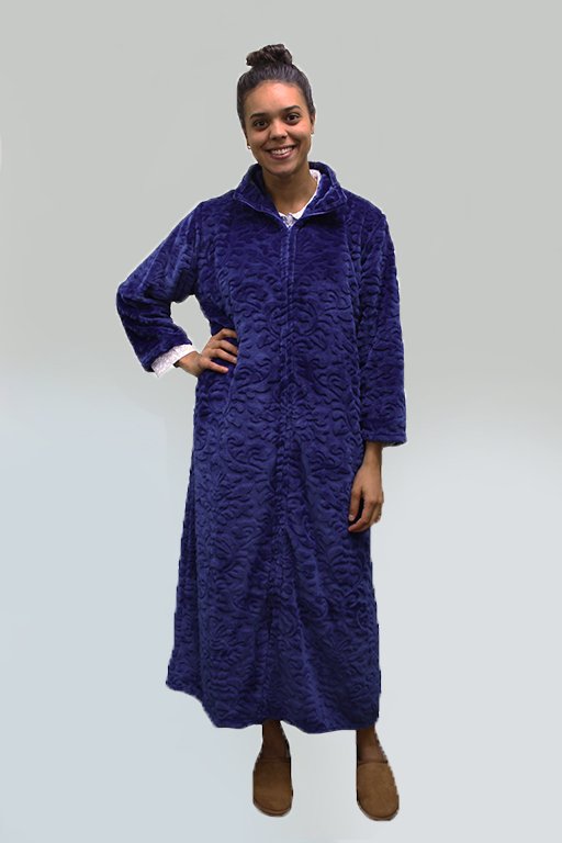 Pierre Cardin Zip Thru Long Robe BrandsLadies Yarntons New