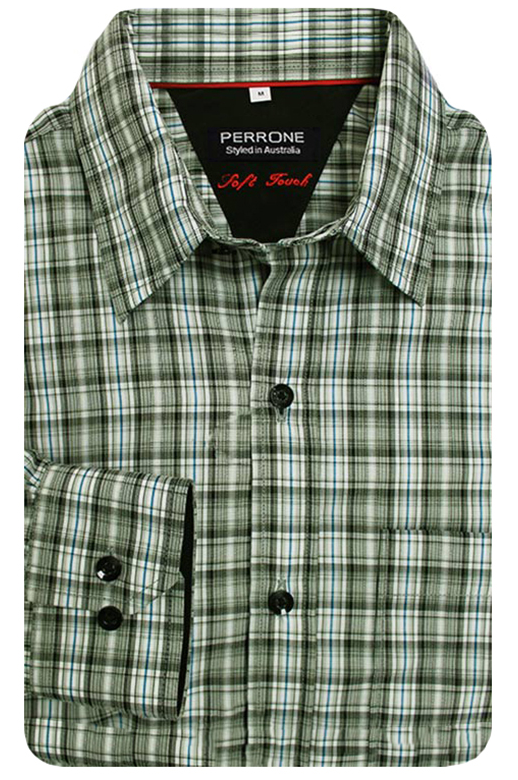 Perrone Shirt L/S Indy Check