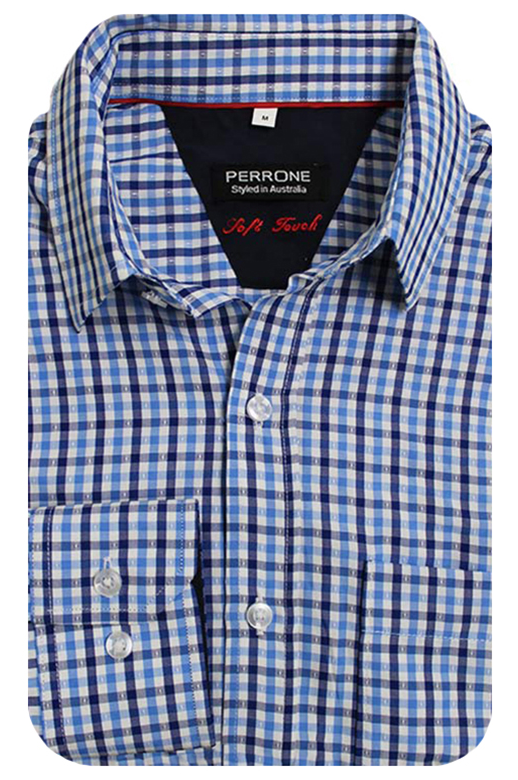 Perrone Shirt L/S Indy Check