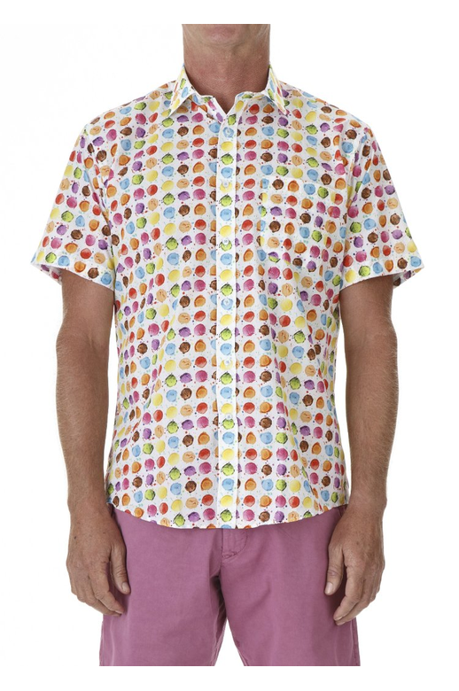 David Smith Shirt S/S Print
