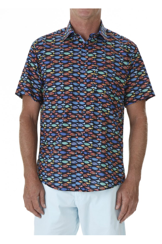 David Smith Shirt S/S Print