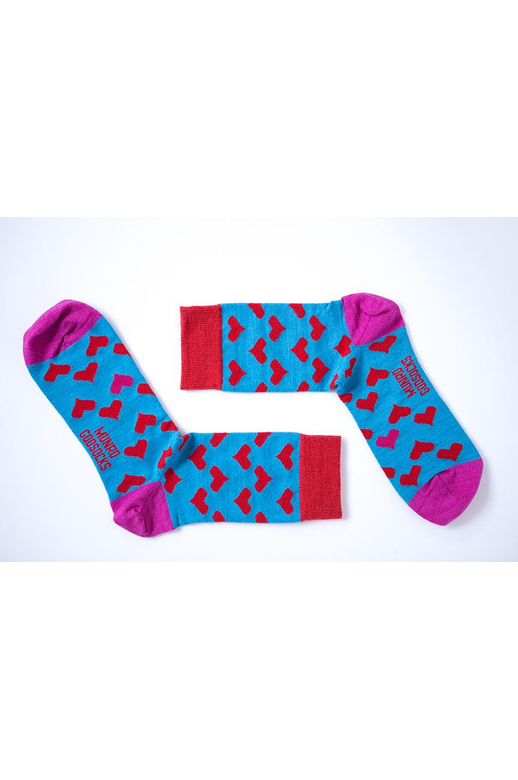 Munro God Socks Paris Red