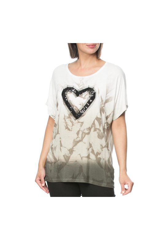 Threadz Top Cap Sleeve Heart BrandsLadies Yarntons New Zealand’s