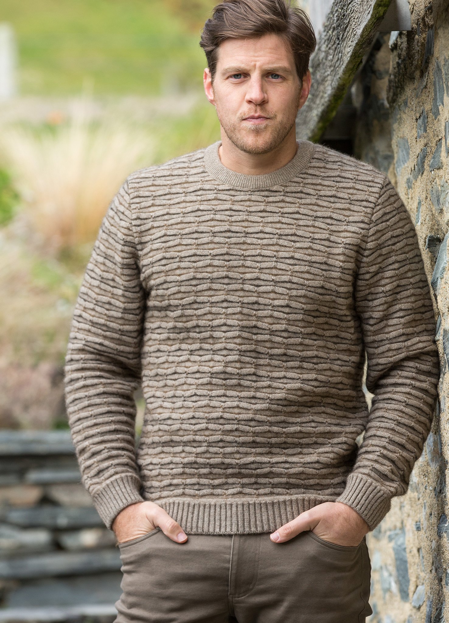 Noble Wilde Mens Ripple Sweater - Brands-Mens : Yarntons | New Zealand ...
