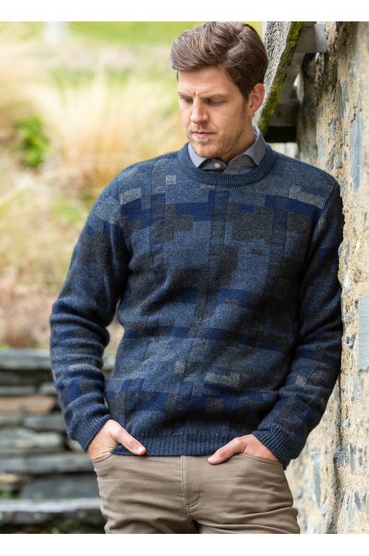 Noble Wilde Mens Mosaic Crew 