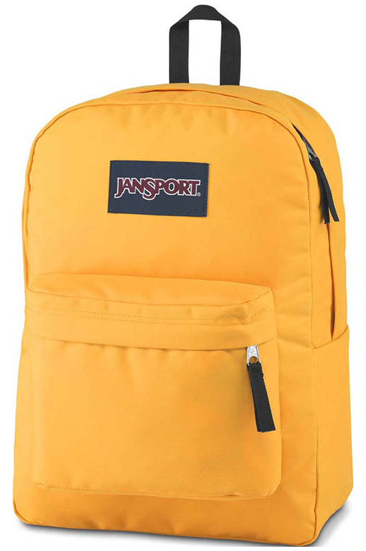 Jansport Superbreak Spectra Yellow School Bags Yarntons Free NZ