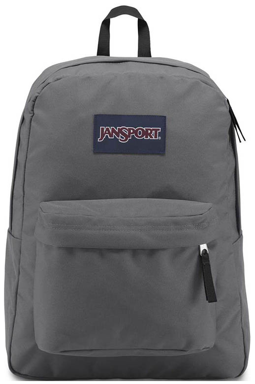 deep grey jansport backpack