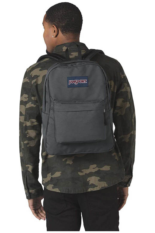 deep grey jansport backpack