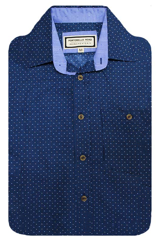 Portobello Road Shirt L/S Shadow Diamond - Men's Shirts | Yarntons ...