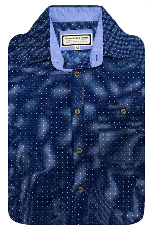 Portobello Road Shirt L/S Shadow Diamond - Men's Shirts | Yarntons ...