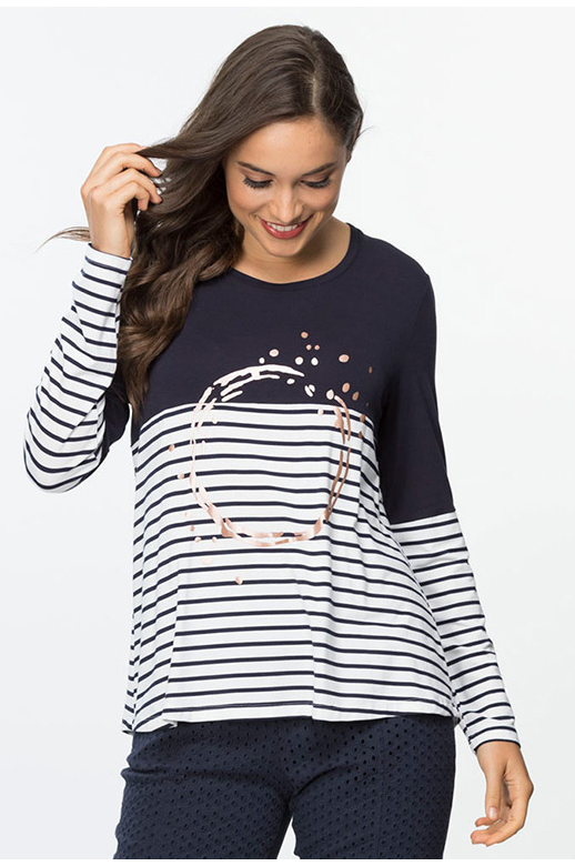 Clarity Top Spliced Stripe Orbital 