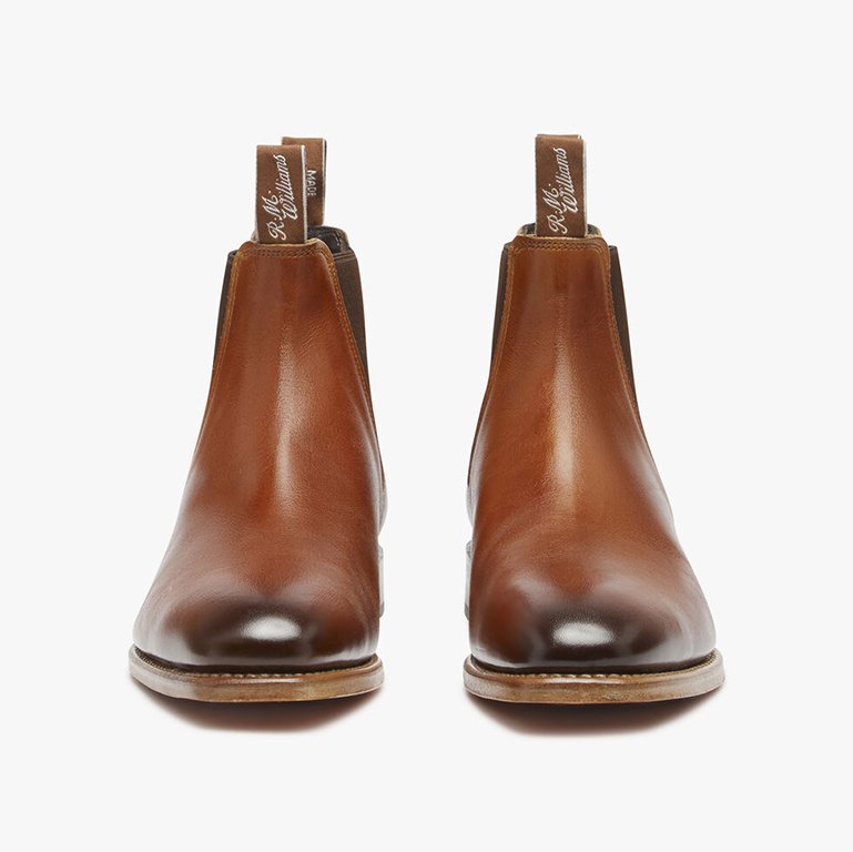R.M.Williams Chinchilla Leather Sole Boot - Cognac